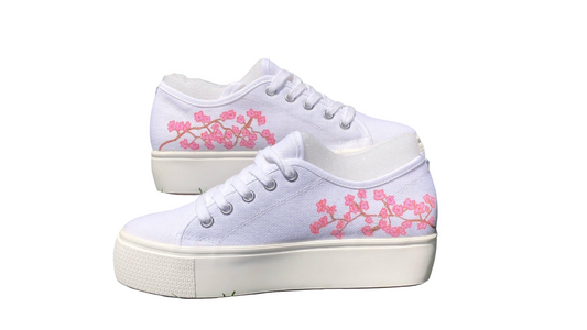 Cherry Blossom Canvas Platforms