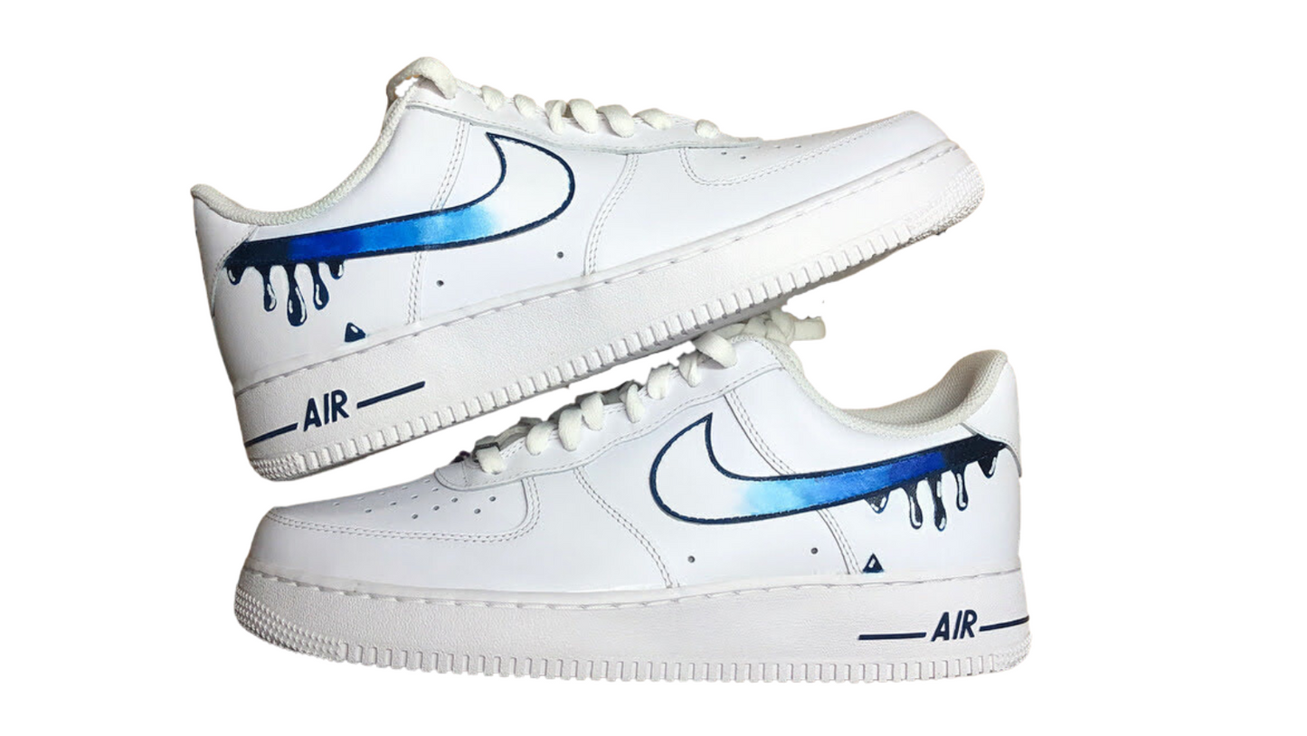 Drippy Nike AF1 (Blue)