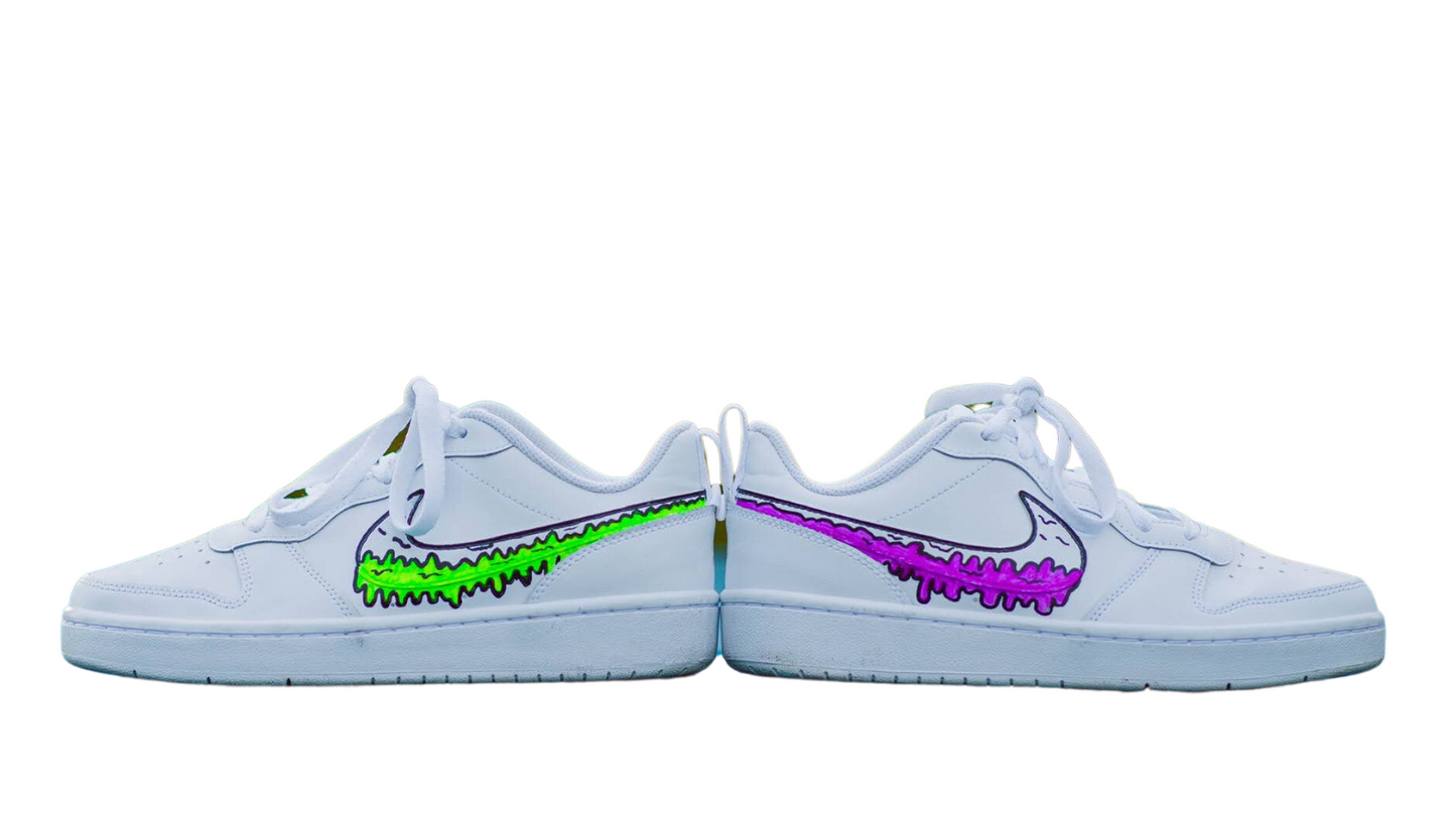 Slime Time Nike Force One Shoes