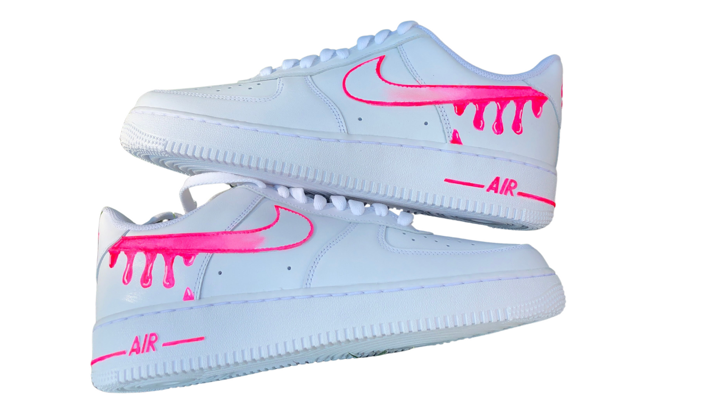 Drippy Nike AF1 (Pink)